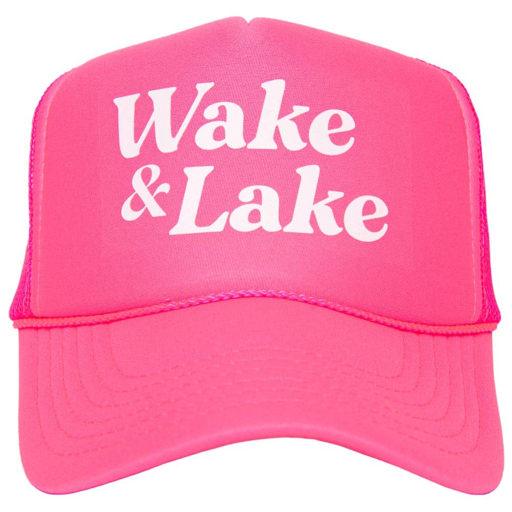 Wake & Lake Foam Trucker Cap