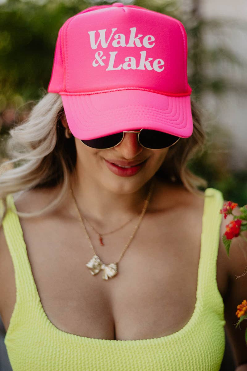 Wake & Lake Foam Trucker Cap