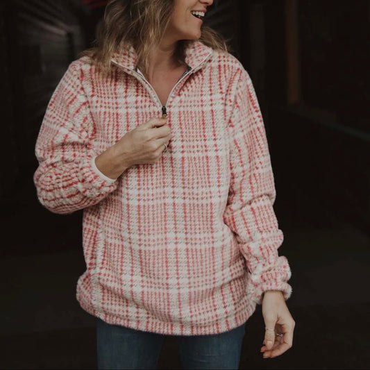 Houndstooth Pullover