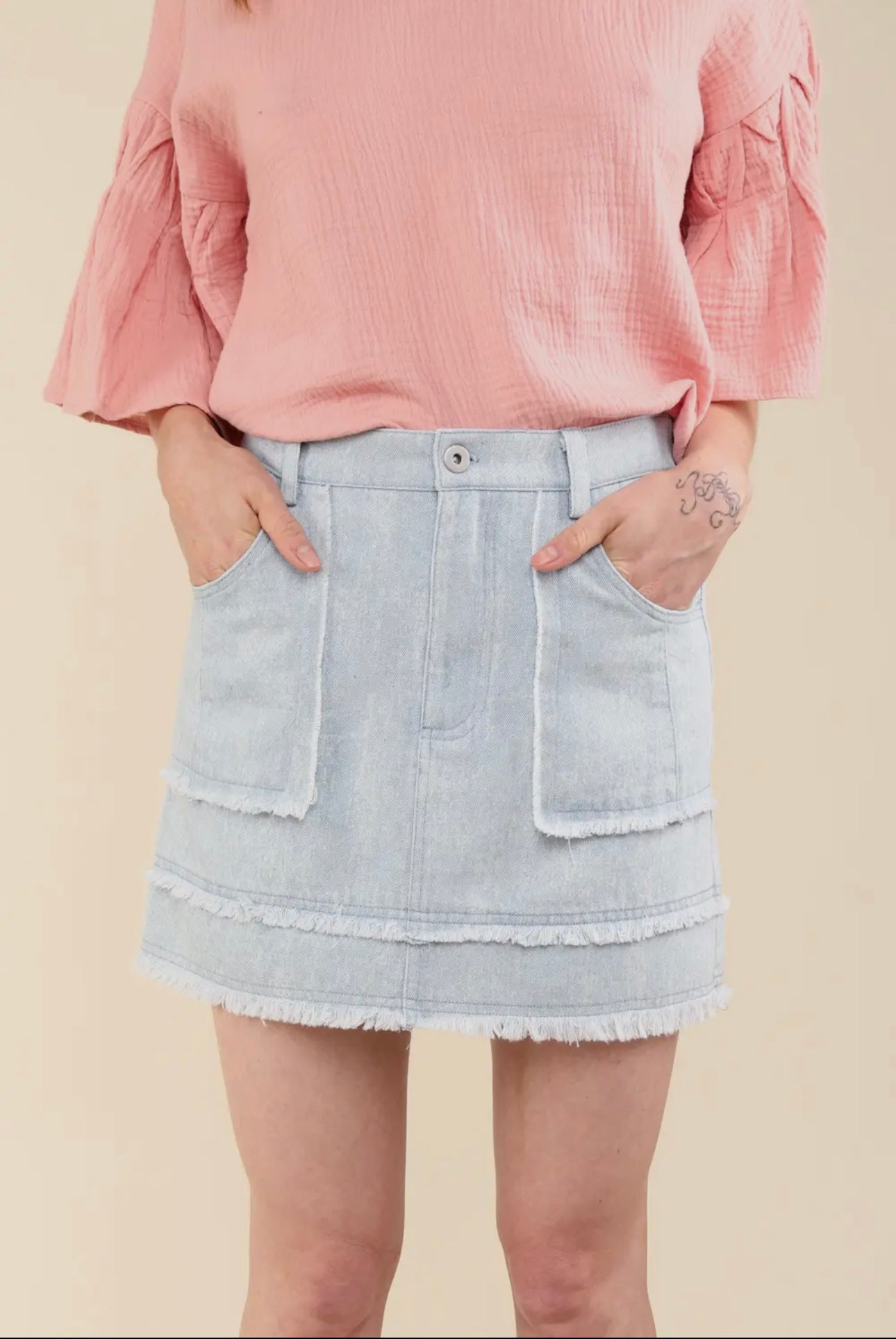 Indigo Muse Mini Skirt