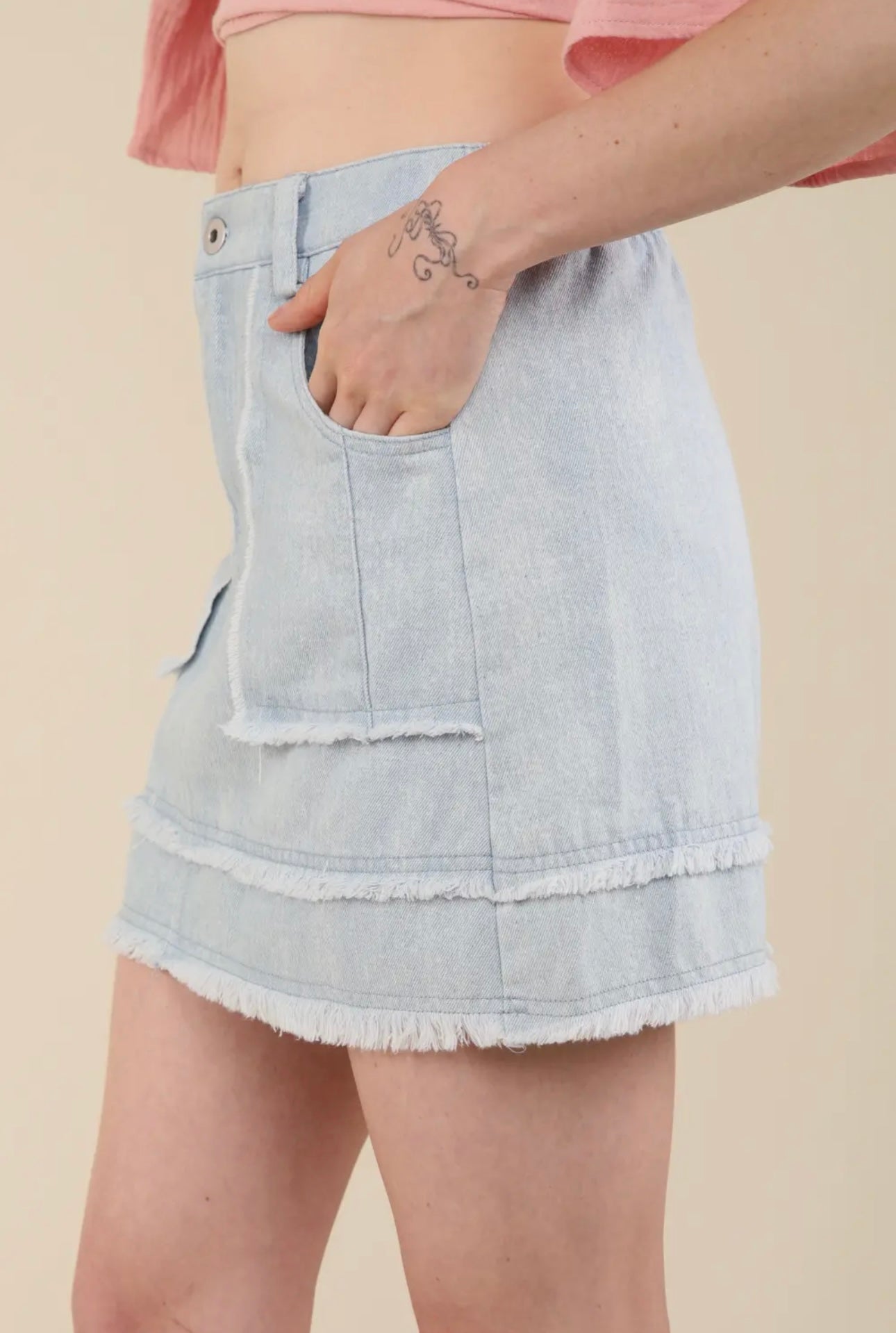 Indigo Muse Mini Skirt