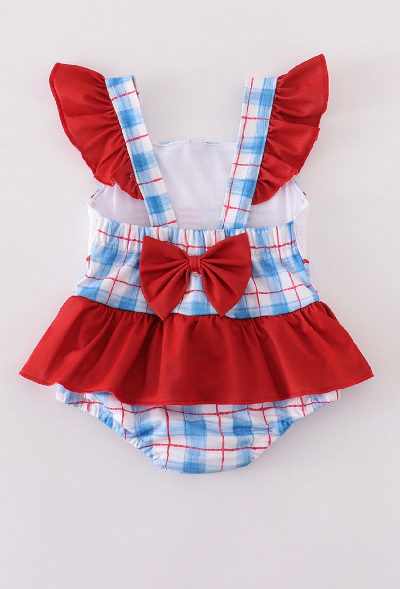 Stars & Smocked One Piece