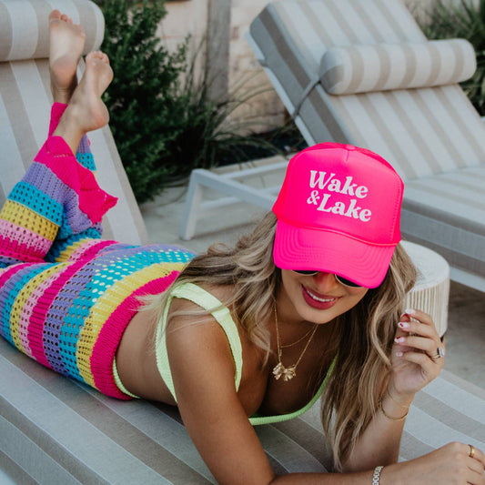 Wake & Lake Foam Trucker Cap