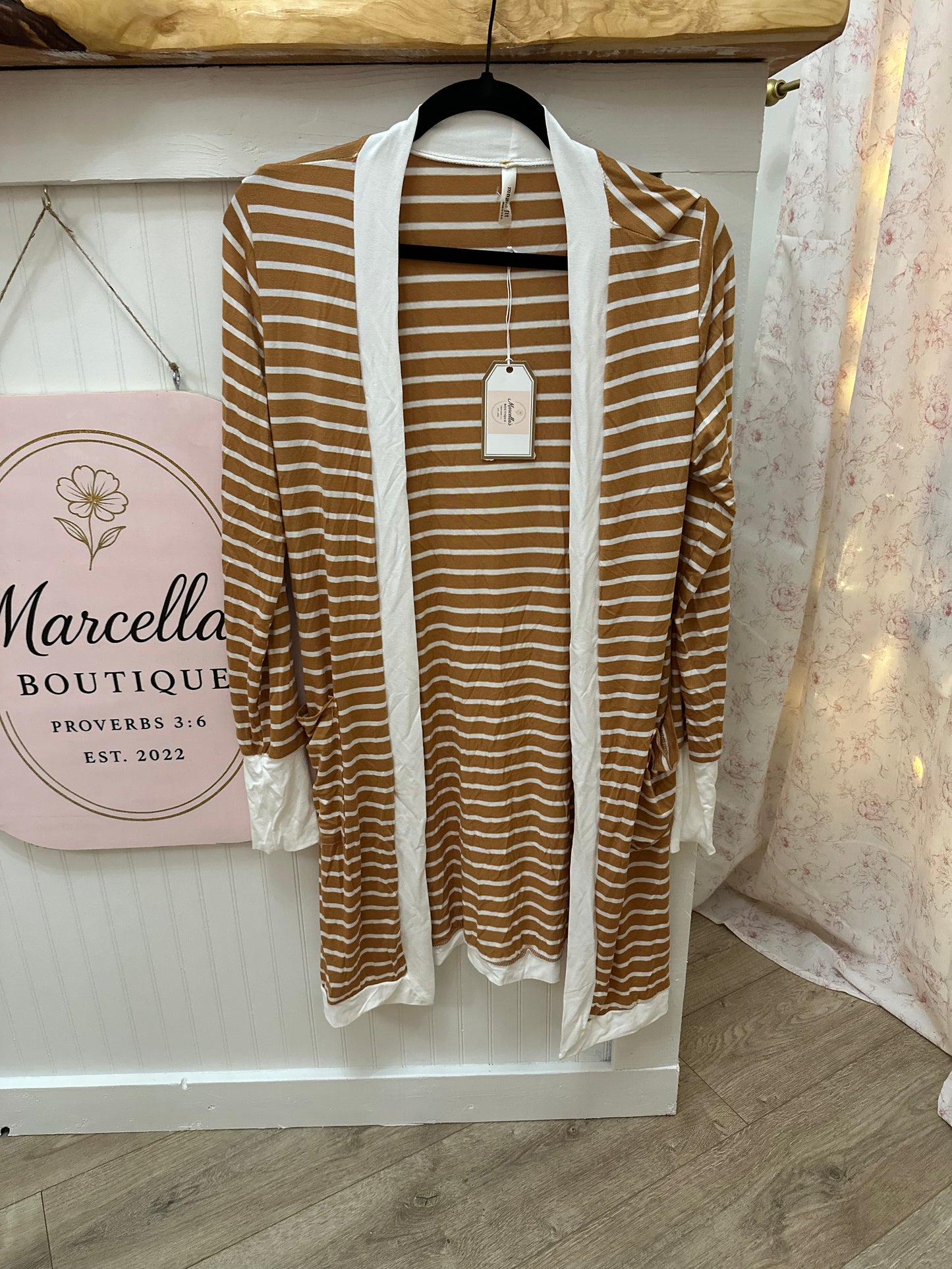 Stripped Cardigan