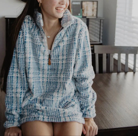 Houndstooth Pullover