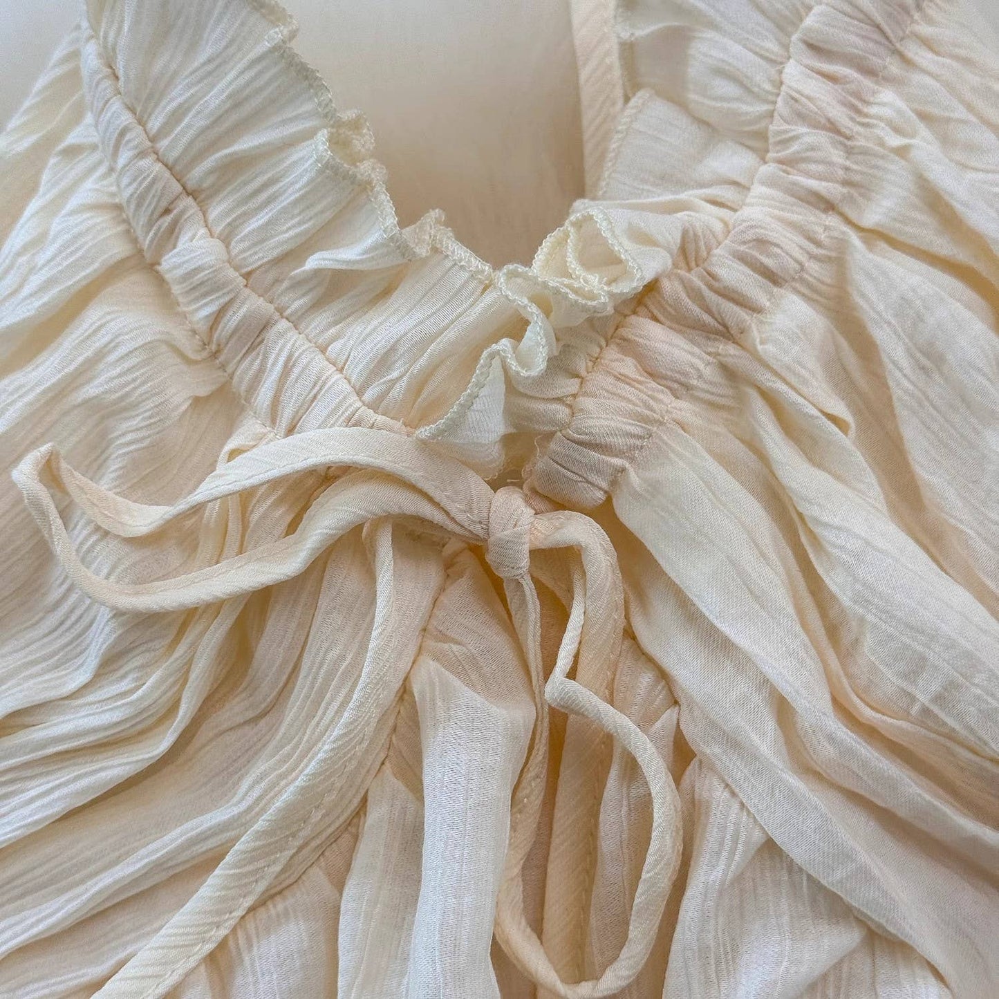 BOHO ruffle maxi dress